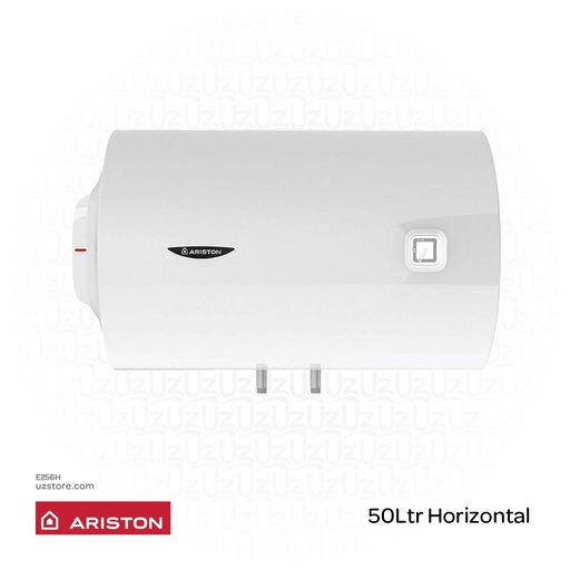 [E256H] ARISTON Electric Water Heater 50 Ltr Horizontal  ,1.2kW,230V , Made in Italy ,PRO1 R 50 H 3201830