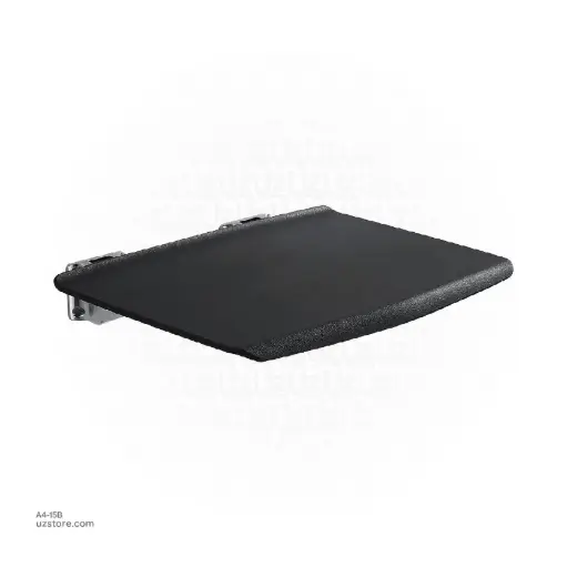 [A4-15B] Black Shower seat 35x33.8x7cm Aluminum, ABS 