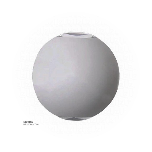 [E1301CS] LED Outdoor Wall LIGHT Ball-shaped W842 2*3W WW Silver AC85V-265V