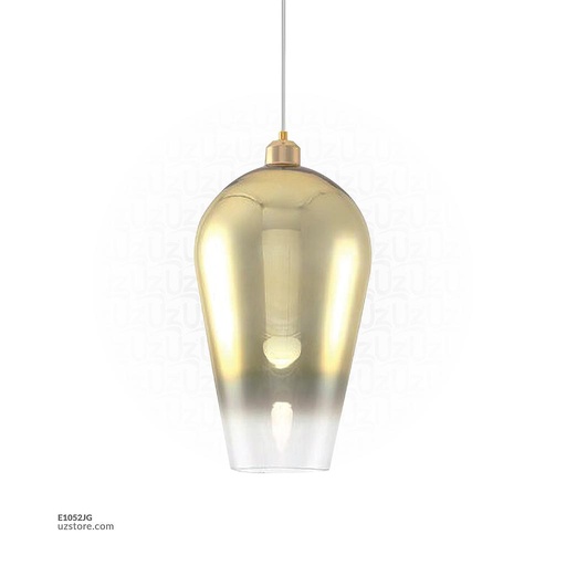 [E1052JG] Hanging Light E27 10287/1L golden 