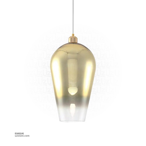 [E1052JG] Pendant Light E27 10287/1L golden 