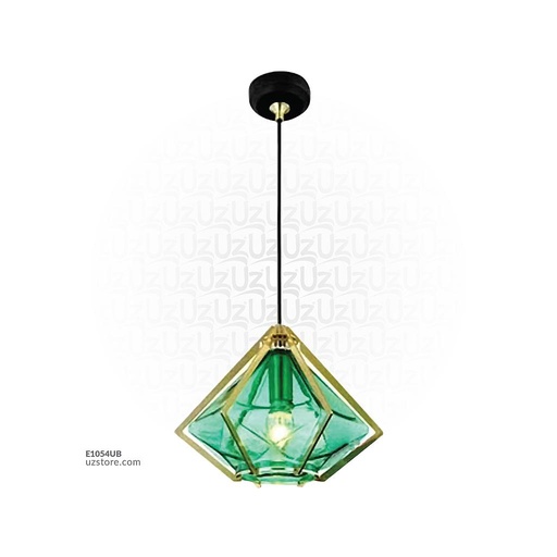 [E1054UB] مصباح تعليق الجوهرة الخضراء φ270*H210