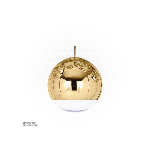 [E1054A-300] Gold Spherical Pendant Light MD1238-300 D300