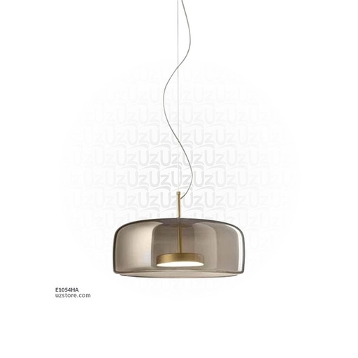 [E1054HA] Amber Glass Pendant Light MD3218-B φ330*H170