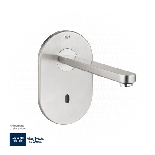 [GR36334SD0] GROHE Eurosmart Cosmopolitan E Infra-red electronic wall basin tap without mixing device , 36334SD0 , stainless steel