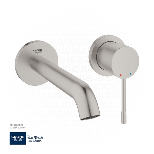 [GR19408DC1] GROHE Essence 2-hole basin mixer
M-Size , 19408DC1 , supersteel