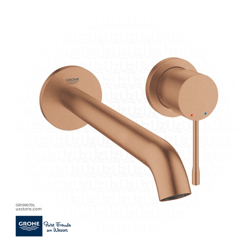 [GR19967DL1] GROHE Essence 2-hole basin mixer
L-Size , 19967DL1 , brushed warm sunset