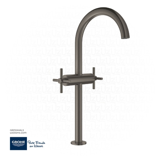 [GR21044AL3] GROHE Atrio Single-hole basin mixer 1/2"
XL-Size , 21044AL3 , brushed hard graphite