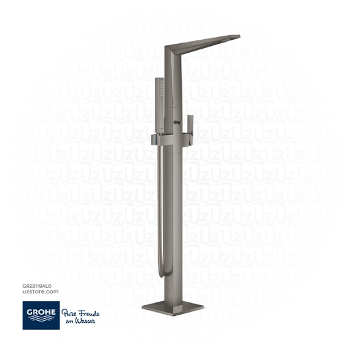 [GR23119AL0] GROHE Allure Brilliant Single-lever bath mixer 1/2" , floor mounted , 23119AL0 , brushed hard graphite