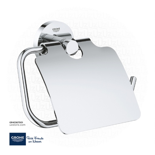 [GR40367001] GROHE Essentials Toilet Paper Holder w/cover 40367001