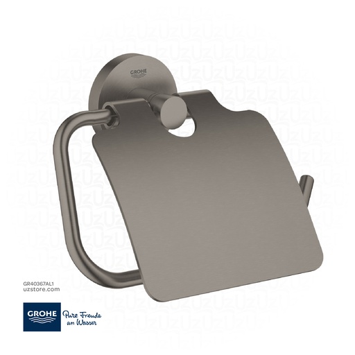 [GR40367AL1] GROHE Essentials Toilet paper holder , 40367AL1 , brushed hard graphite