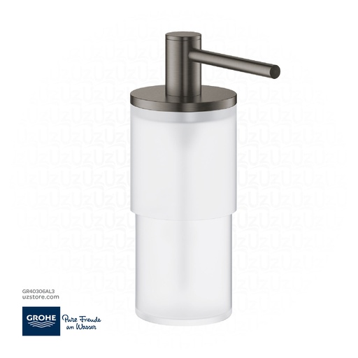 [GR40306AL3] GROHE Atrio Soap dispenser , 40306AL3 , brushed hard graphite