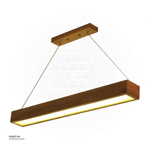 [E1202T-80] Pendant Wood Light  OGS-WL74(P)-1200