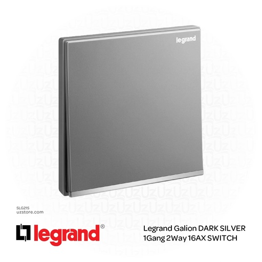 [SLG21S] Legrand Galion DARK SILVER 1Gang 2Way 16AX SWITCH