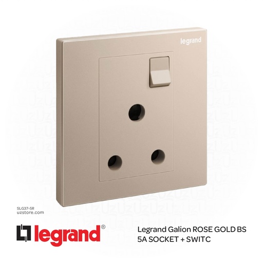 [SLG37-5R] Legrand Galion ROSE GOLD BS 5A SOCKET + SWITC