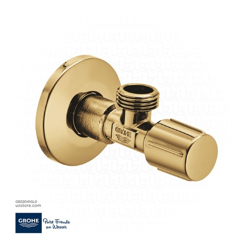 [GR22041GL0] GROHE Angle valve 1/2" , 22041GL0 , cool sunrise