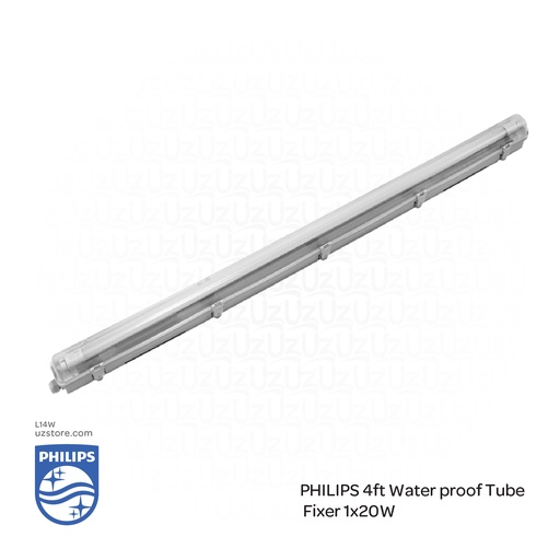 [L14W] PHILIPS 4Ft Water Proof Tube Bulb Fixer 1x20W WT069C DE L1200 