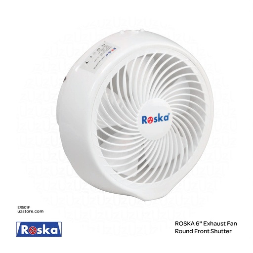 [ER501F] ROSKA 6'' Exhaust Fan Round Front Shutter R-GC6