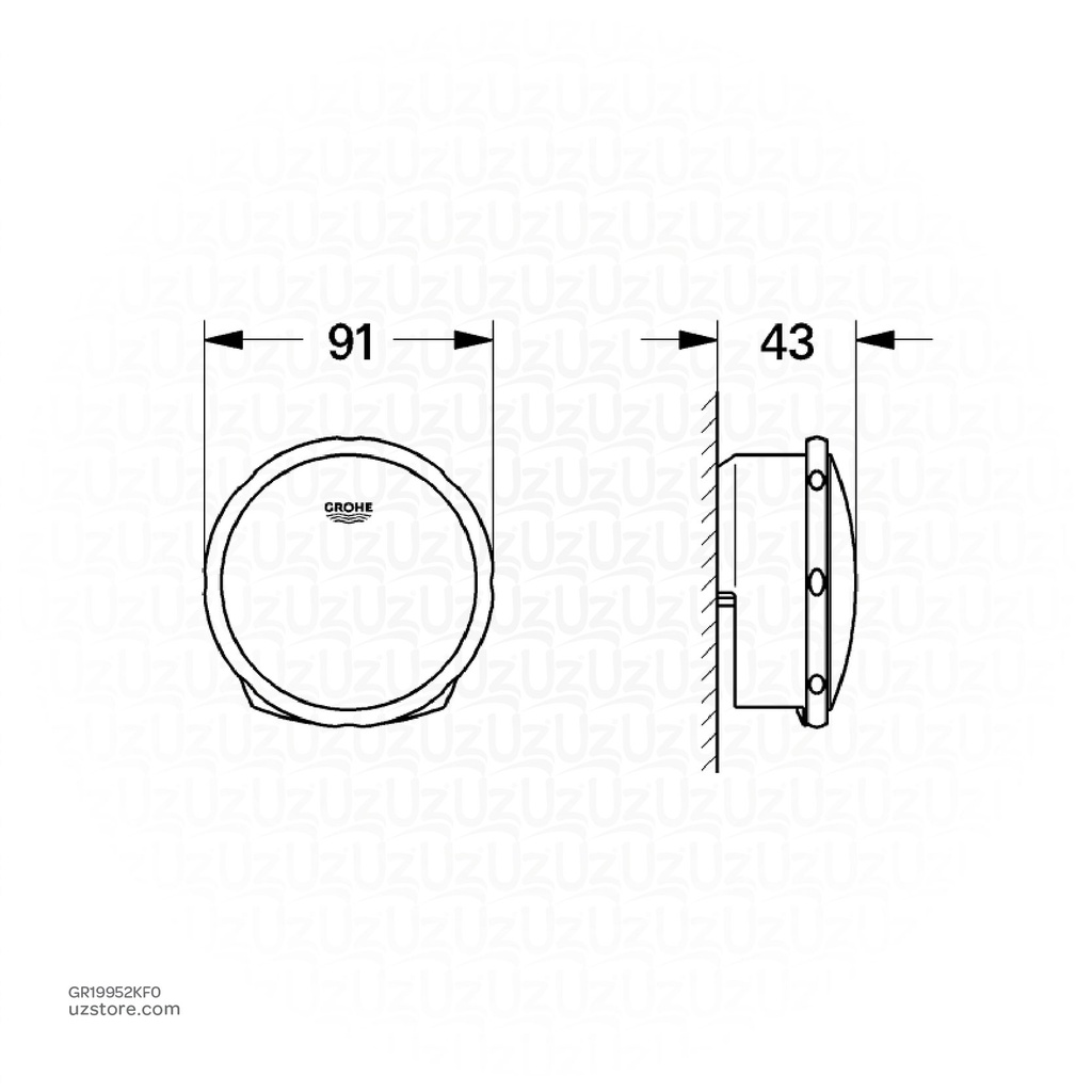 GROHE Talentofill trimset 19952KF0