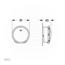 GROHE Talentofill trimset 19952KF0