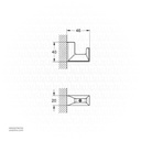 GROHE Selection Cube Robe Hook 102273KF00