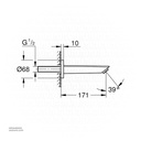 GROHE Eurosmart Tub Spout Exp 134482433