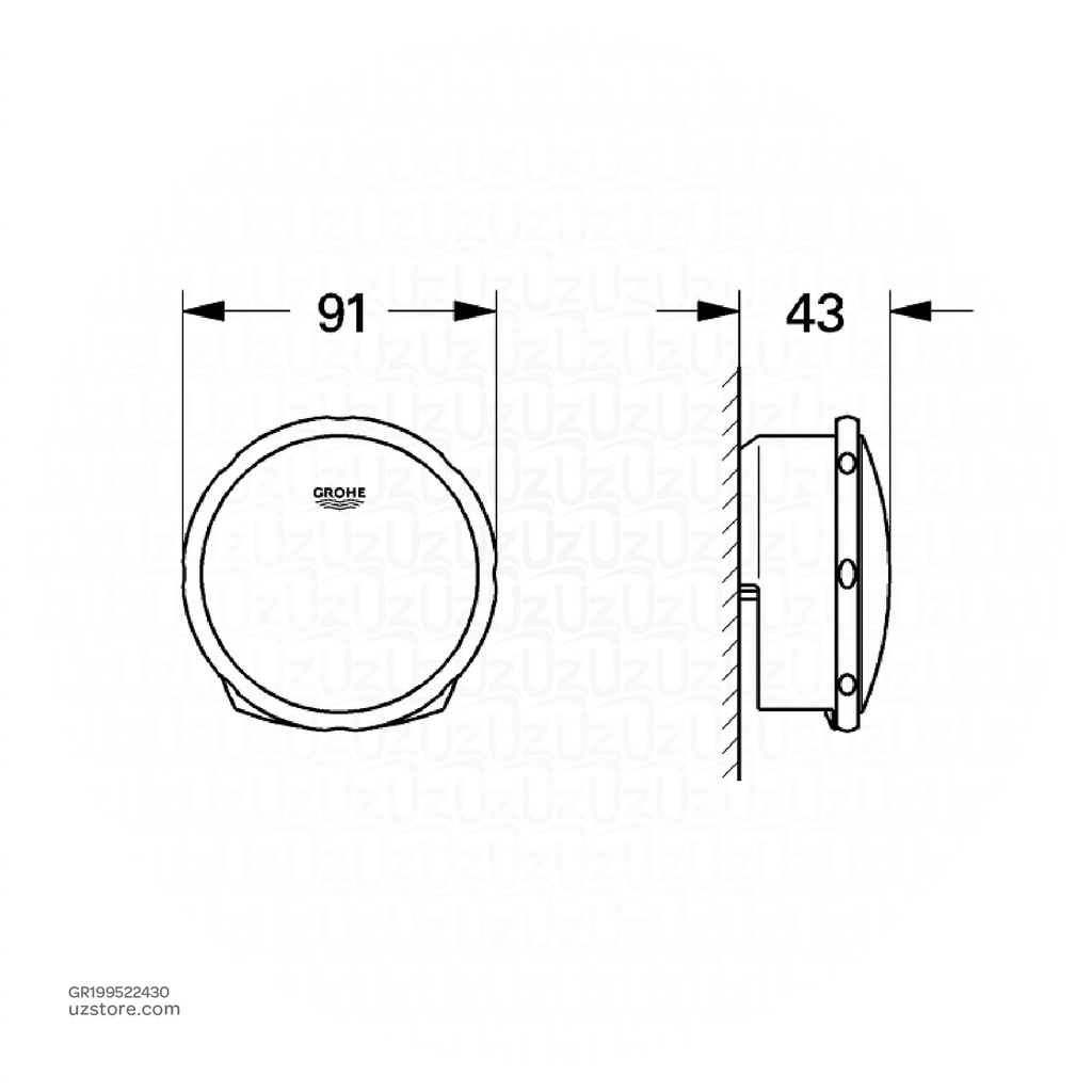 GROHE Talentofill trimset 199522430