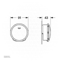 GROHE Talentofill trimset 199522430