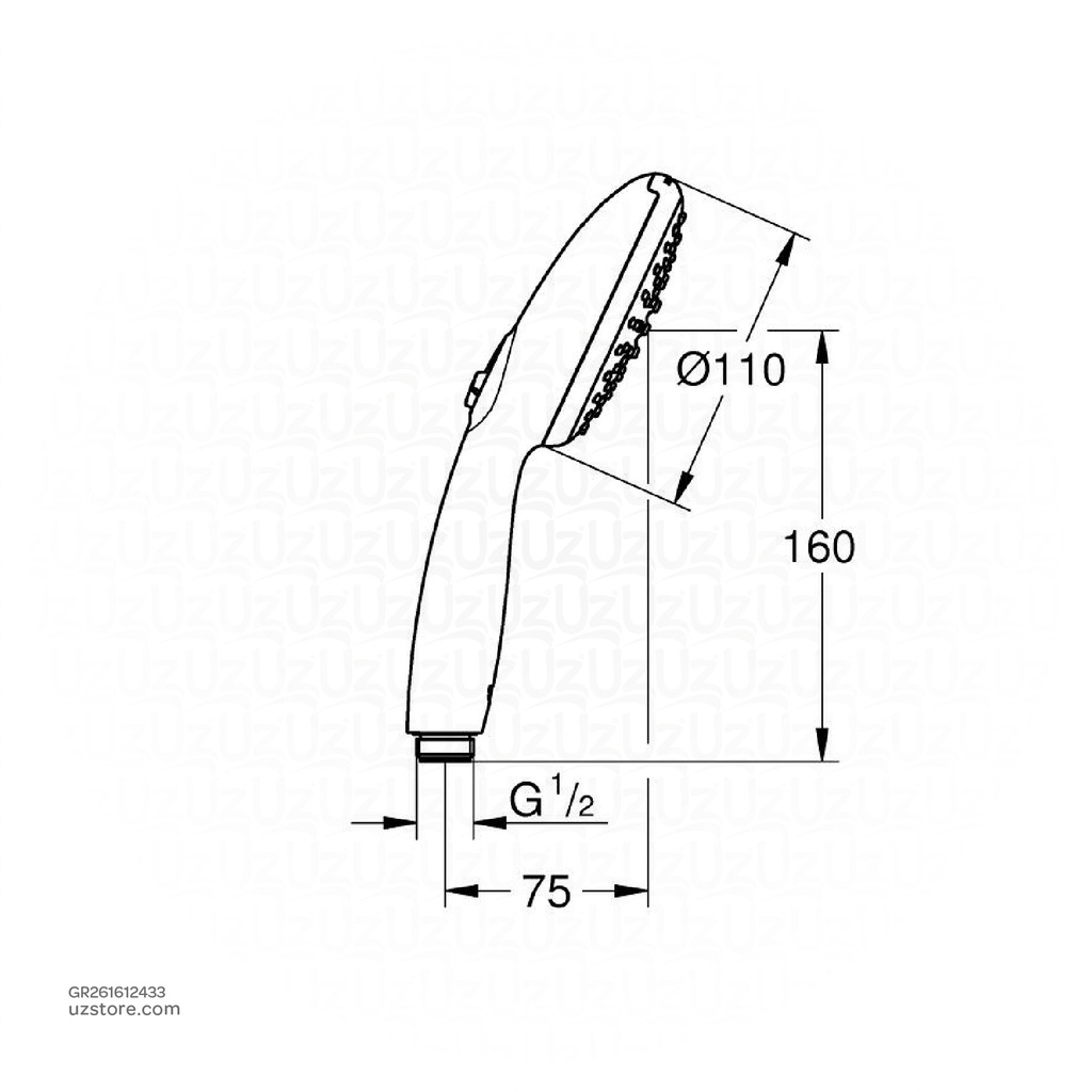 GROHE Tempesta 110 II Handshower WS 261612433