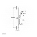 GROHE Tempesta 110 Shw Rail Set 600mm WS 261622433