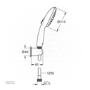 GROHE Tempesta 110 II Handshower Set WS 261642433