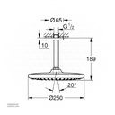 GROHE Tempesta 250 Headshw Set WS 266692430