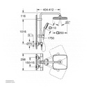 GROHE Tempesta Cube THM Shower System WS 266892431