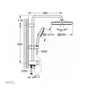 GROHE Tempesta Cube SHW Syst w/Div 269762431