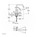 GROHE Eurosmart SLM Kitch High U-Sp 305672430