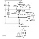 GROHE Eurosmart SLM Basin S 332652433