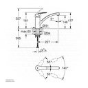 GROHE Eurosmart SLM Kitch Low 332812433
