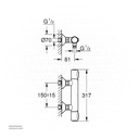 GROHE Grohtherm 500 THM Shw Exp 347932430