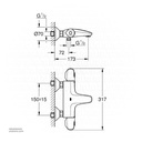 GROHE Grohtherm 1000 New THM Bath Exp 348162433