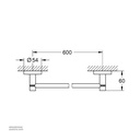 GROHE Essentials Towel Bar 1022512430