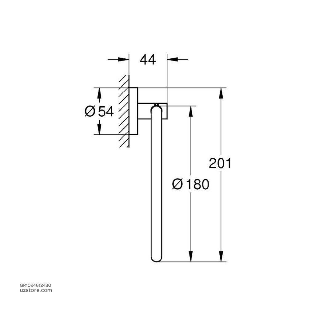 GROHE Essentials Towel Ring 1024612430