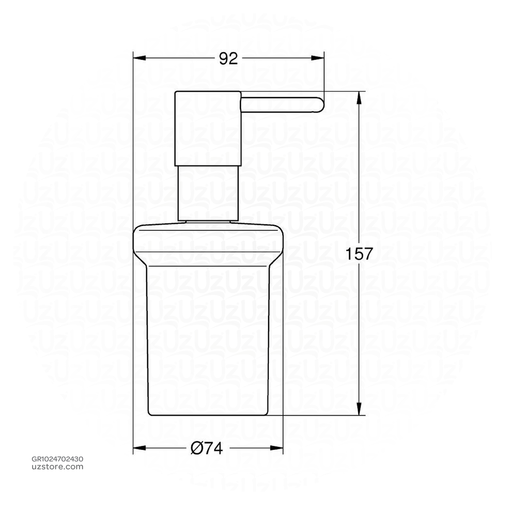 GROHE Essentials Soap Dispenser w/Holder 1024702430
