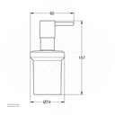 GROHE Essentials Soap Dispenser w/Holder 1024702430