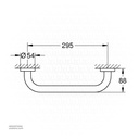 GROHE Essentials Grab Bar 1024712430