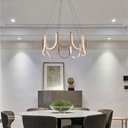 Pendant lamp Ø:1000*H1200 Stainless steel Mirror Black 3000K , 22000-1000