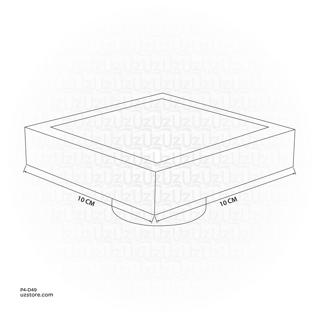 Drainex Stainless Steel 316 Grade Floor drain grating recessed / Tile in fill Drain with 2" outlet OMANITE 100 X 100 OMNT-S36-10-RCS