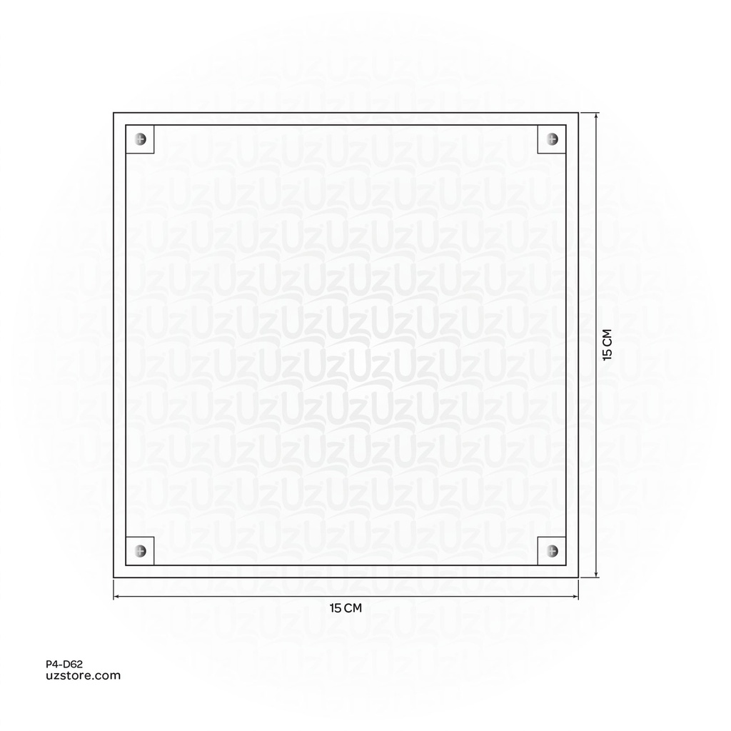 Drainex Stainless Steel 316 Grade Floor drain ID-ITG-15x15-CO-VP 150 X 150