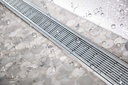 Drainex Stainless Steel 316 Linear Floor Drain 30cm lenght 6cm width 1.5" outlet Tile Model PA-S36-RSD-30x6-1.5C