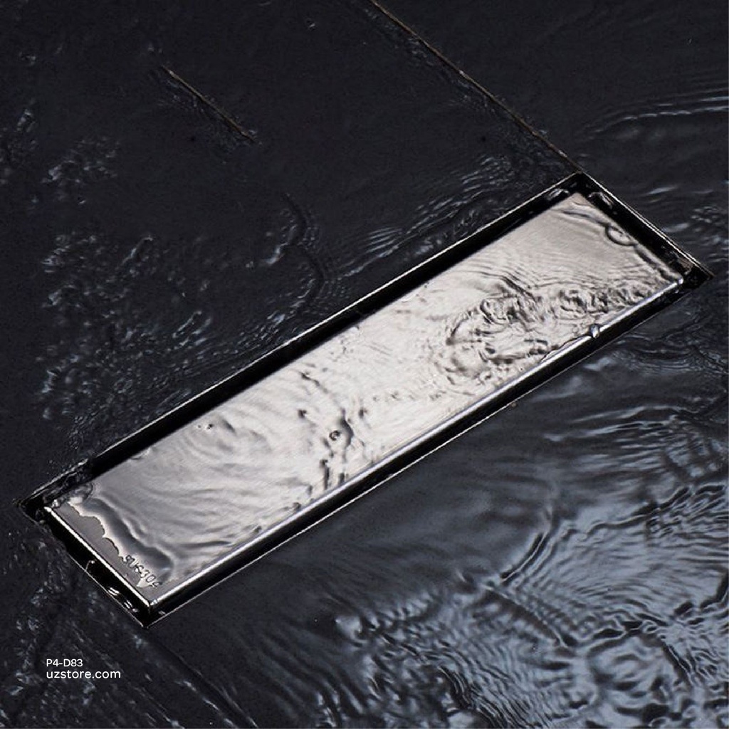 Drainex Stainless Steel 316 Linear Floor Drain 20cm lenght 7cm width 2" outlet Tile Model PA-S36-RSD-20x7-2C