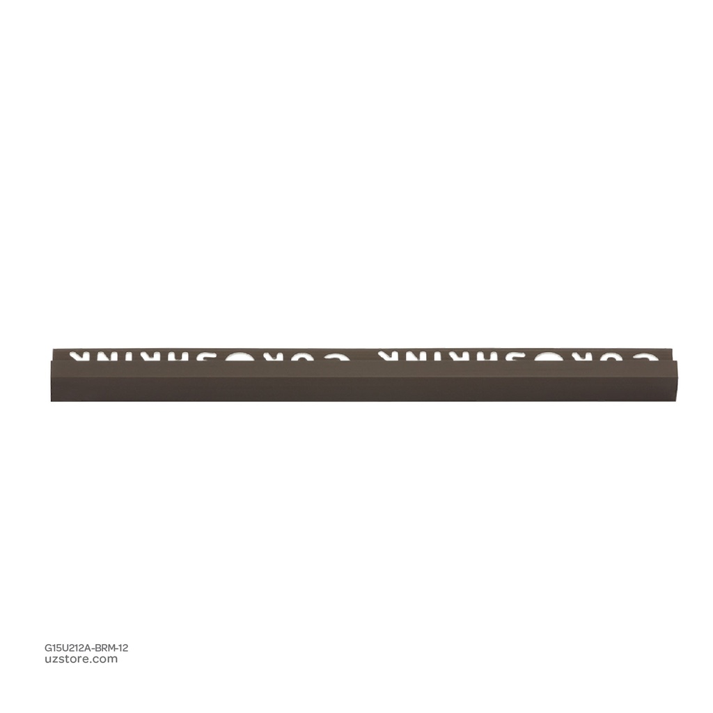UROSHRINK Spain Tile Corner Steel Trim 212A-BRM-12 Bronce Mate 12MM (ES) Matt Bronze 